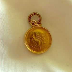 22k Gold coin Pendent